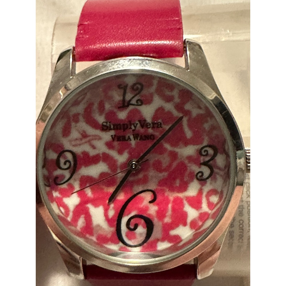 Kohl's Cares Simply Vera Vera Wang Pink Floral Watch NIB